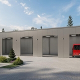 SyFlex Hallenbau GmbH  -  Hallenbau Stahlhallen Industriehallen Stahl Hallen - Stahlhalle Kompakt