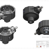 Niederberger Engineering AG  -  Engineering  Entwicklung  Konstruktion Mechatronik  Robotik  - Differenzialgetriebe Zeichnung Isometrisch